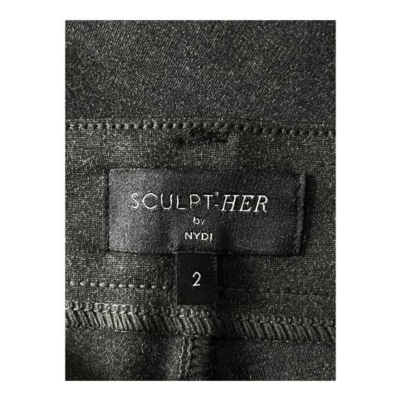 Sculpt Her by NYDJ Pants Marilyn Straight gray size 2 - Picture 4 of 6